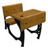 Doll Size School Desk - 9 x 11 x 8