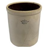 5 Gallon Stoneware Crock As Is/Cracked