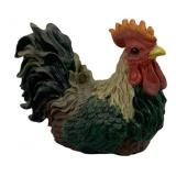 Rooster Resin Statue - 9 x 10 x 4