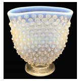 Fenton Opalescent Hobnail Vase - 3.5" Tall