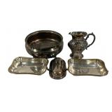 5 Silverplated Items