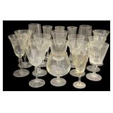 Lot of Assorted Glass Stemware