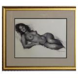RECLINING NUDE I BY GIL ELVGREN