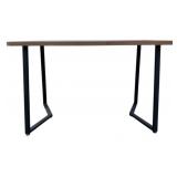 Metal Leg Table - 30 x 47 x 28