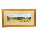 Framed Landscape Print - 8" x 14.5"