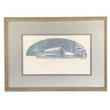 Framed Art, Early Winters Morning signed Sebastian