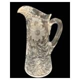 Crystal Pitcher 11.5"