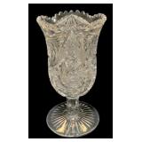 Crystal Vase 9.5", as is
