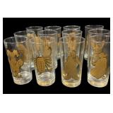 12 "Signs of the  Zodiac" Highball/Tumblers