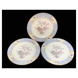 3 Lenox Ming Dinner Plates