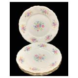 4 Leonora Bavarian Plates 7.5" Round