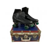 Vintage Roller Skates in Case - 16 x 7.5 x 12.5