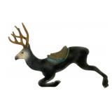 Wood Deer 17"x17"