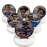 6 Franklin Mint Richard Petty Collector Plates