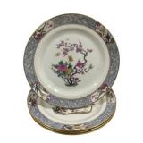 4 Lenox Ming Dinner Plates - 9" Round