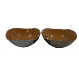 2 Zodax Bowls - 7.5" Round