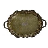 Silver Plate Serving Platter - 25 x 17