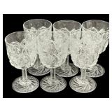6 Glass Goblets - 4.75" Tall