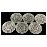 6 Glass Plates - 5.5" Round