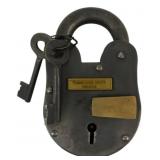 Tennessee State Prison Lock w/ Keys 5"