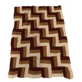 Vintage Afghan Blanket 36"x50"