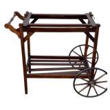 Tea Cart - As Is/Missing Glass - 30 x 32 x 17