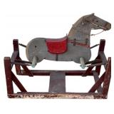 Vintage Wood Painted Hobby Horse