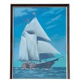 Vintage Painting - 26 x 20