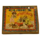 Alphabetiques Cubes w/ Wooden Box