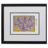 GROWING PRINT BY KEITH HARING