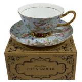 Teahouse Emporium Teacup & Saucer w/ Box
