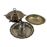 3 Silver Plated Items