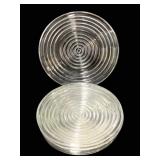 7 Glass Plates 6"