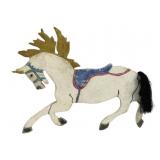 Wood Horse Decor 16"x12"