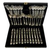 38 Pc W M Rogers & Sons Silverware Set in Case