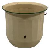 Metal Enamelware Bucket - 8.5 x 9.5