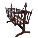 Vintage Swinging Baby Cradle - 33 x 42 x 20