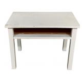 Small Painted Wood Stand - 21.5 x 17.5 x 28