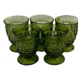 5 Avocado Green Whitehall 4.5" Tumblers