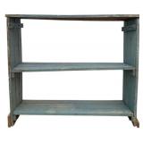 Primitive Painted Wood Shelf