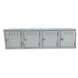 Metal 4 Door Locker - 14 x 48 x 18