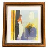 Framed Seriolithograph "Delicatesse" by E. Bellet