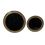 2 Wood Frames 6" & 8" Round