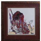 WAR BONNET GICLEE BY ANDY WARHOL