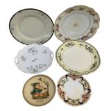 Assorted Vintage Plates 7.5" + 12" round