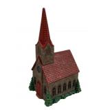 Plaster Church 17"x9"x8"