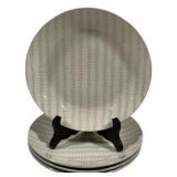 4 Nautica Plates - 7.75" Round