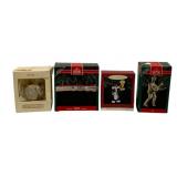4 Hallmark Keepsake Ornaments
