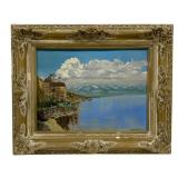 Framed Oil on Board - Signed - 33.5 x 28
