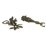 2 Metal Figural Bottle Openers